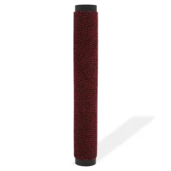 vidaXL Droogloopmat rechthoekig getuft 40x60 cm rood