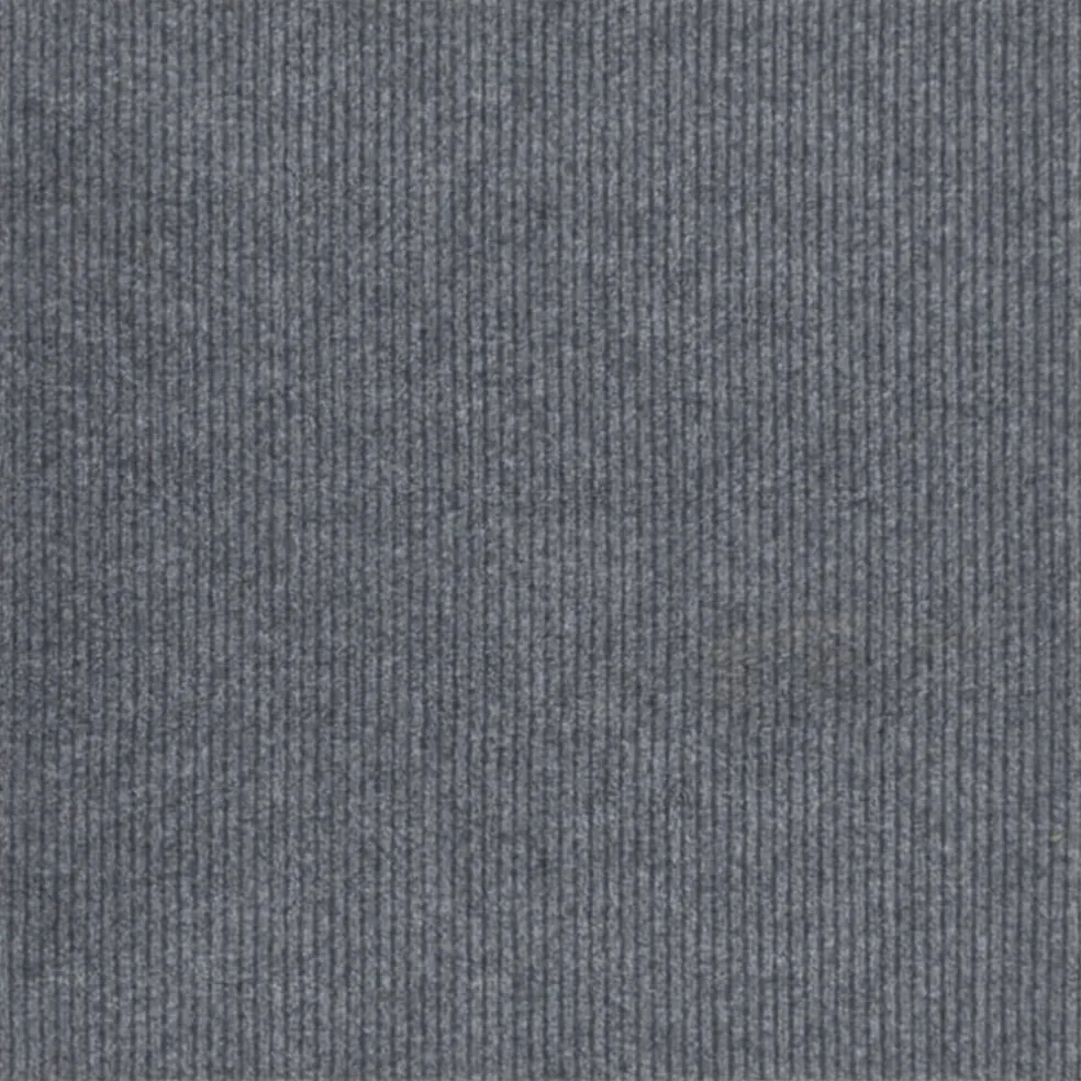 vidaXL Droogloopmat 100x100 cm grijs