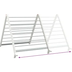 vidaXL Droogrek voor badkuip uitschuifbaar 53-90 cm aluminium
