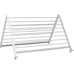 vidaXL Droogrek voor badkuip uitschuifbaar 53-90 cm aluminium