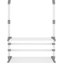 vidaXL Droogrek voor balkon 54x25x42 cm aluminium