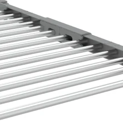 vidaXL Droogrek 83x(50-55)x(40-85) cm aluminium