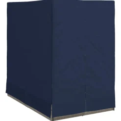 vidaXL Dubbele ligbed Zwart poly rattan