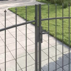 vidaXL Dubbele Poort WOERDEN 299,5 x 149,5 cm Staal Vergrendelbaar