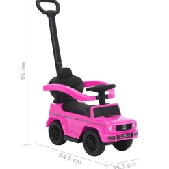 vidaXL Duw-loopauto G63 roze