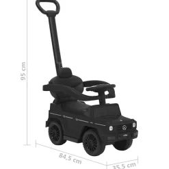 vidaXL Duw-loopauto G63 zwart