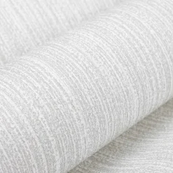 vidaXL 3D Vast Behang Gestreept Lichtgrijs 10 x 0,53 m Non-Woven Stof