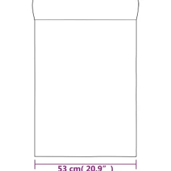 vidaXL 3D Vast Behang Gestreept Baksteen 10 x 0,53 m Non-Woven Stof