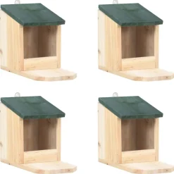 vidaXL Eekhoornhuisjes 4 st vurenhout