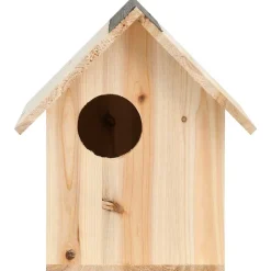 vidaXL Eekhoornhuisje 26x25x29 cm massief vurenhout