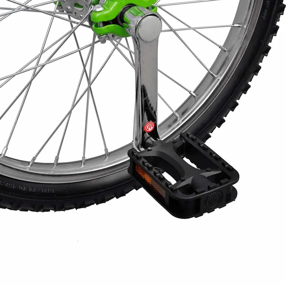 vidaXL Eenwieler verstelbaar (groen / 16 inch)