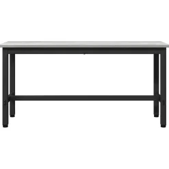 vidaXL Eetbank Grijs Sonoma 100 x 32,5 x 48,5 cm