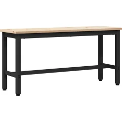 vidaXL Eetbank Naturel 100 x 32,5 x 49 cm Massief grenenhout