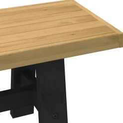 vidaXL Eetbank NOAIN A-vormige poten 180x40x45 cm massief hout