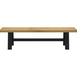 vidaXL Eetbank NOAIN A-vormige poten 180x40x45 cm massief hout
