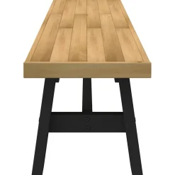 vidaXL Eetbank NOAIN A-vormige poten 180x40x45 cm massief hout