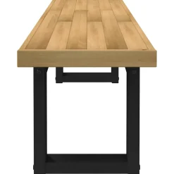 vidaXL Eetbank NOAIN U-vormige poten 180x40x45 cm massief hout