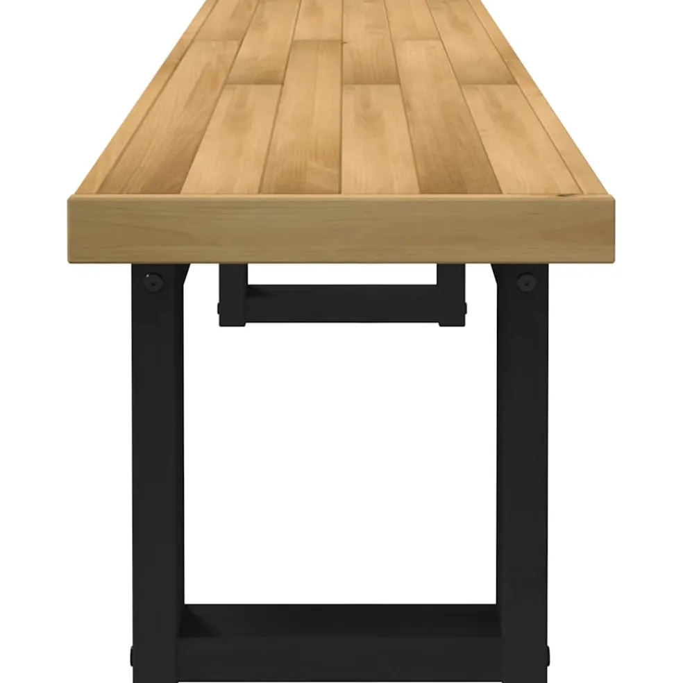 vidaXL Eetbank NOAIN U-vormige poten 180x40x45 cm massief hout