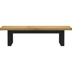 vidaXL Eetbank NOAIN U-vormige poten 180x40x45 cm massief hout