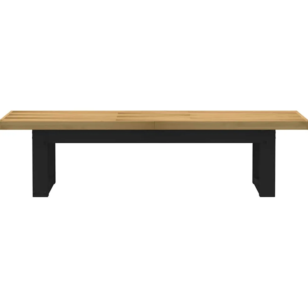 vidaXL Eetbank NOAIN U-vormige poten 180x40x45 cm massief hout