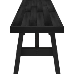 vidaXL Eetbank NOAIN 180 x 41 x 45 cm Massief grenenhout Zwart