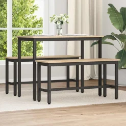 vidaXL Eetbank Sonoma Eiken 100 x 32,5 x 48,5 cm