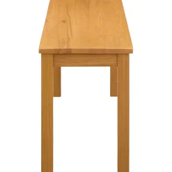 vidaXL Eetbank 95 x 32 x 45 cm Massief Eikenhout Naturel