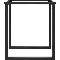 vidaXL Eetfelpoten O-frame 70x70x73 cm staal