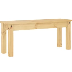 vidaXL Eetkamerbank Panama 105x30x45 cm massief grenenhout