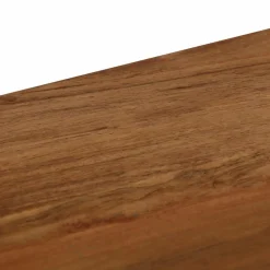 vidaXL Eetkamerbank 160x40x45 cm massief acaciahout en staal