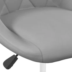 vidaXL Eetkamerstoelen draaibaar 2 st fluweel lichtgrijs