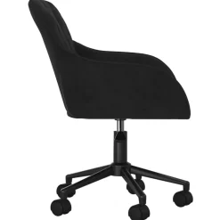 vidaXL Eetkamerstoelen draaibaar 2 st fluweel zwart