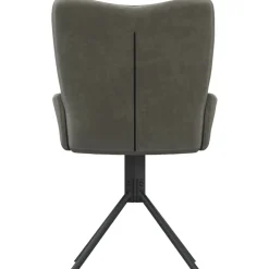 vidaXL Eetkamerstoelen draaibaar 2 st fluweel donkergrijs