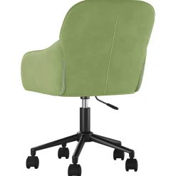 vidaXL Eetkamerstoelen draaibaar 2 st fluweel lichtgroen