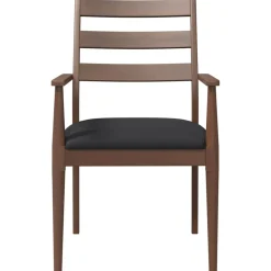 vidaXL Eetkamerstoelen met kussens 2 stuks bruin massief hout rubber