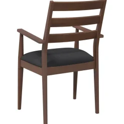 vidaXL Eetkamerstoelen met kussens 2 stuks bruin massief hout rubber
