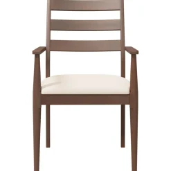 vidaXL Eetkamerstoelen met kussens 2 stuks bruin massief hout rubber