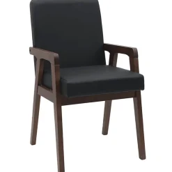 vidaXL Eetkamerstoelen met kussens 2 st massief hout rubber wit