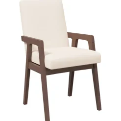 vidaXL Eetkamerstoelen met kussens 2 stuks bruin massief hout rubber