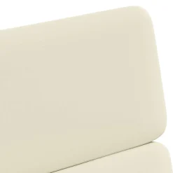 vidaXL Eetkamerstoelen met Wieltjes 2 st Kunstleer Crème