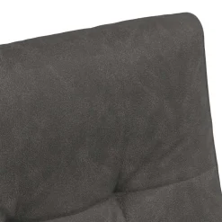 vidaXL Eetkamerstoelen met Wieltjes 2 st Kunstleer Zwart