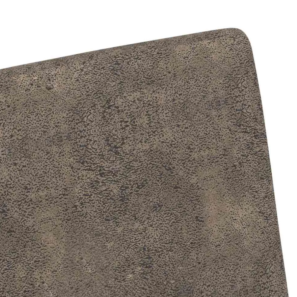 vidaXL Eetkamerstoelen met Wieltjes 2 st Faux suede leer Donkergrijs