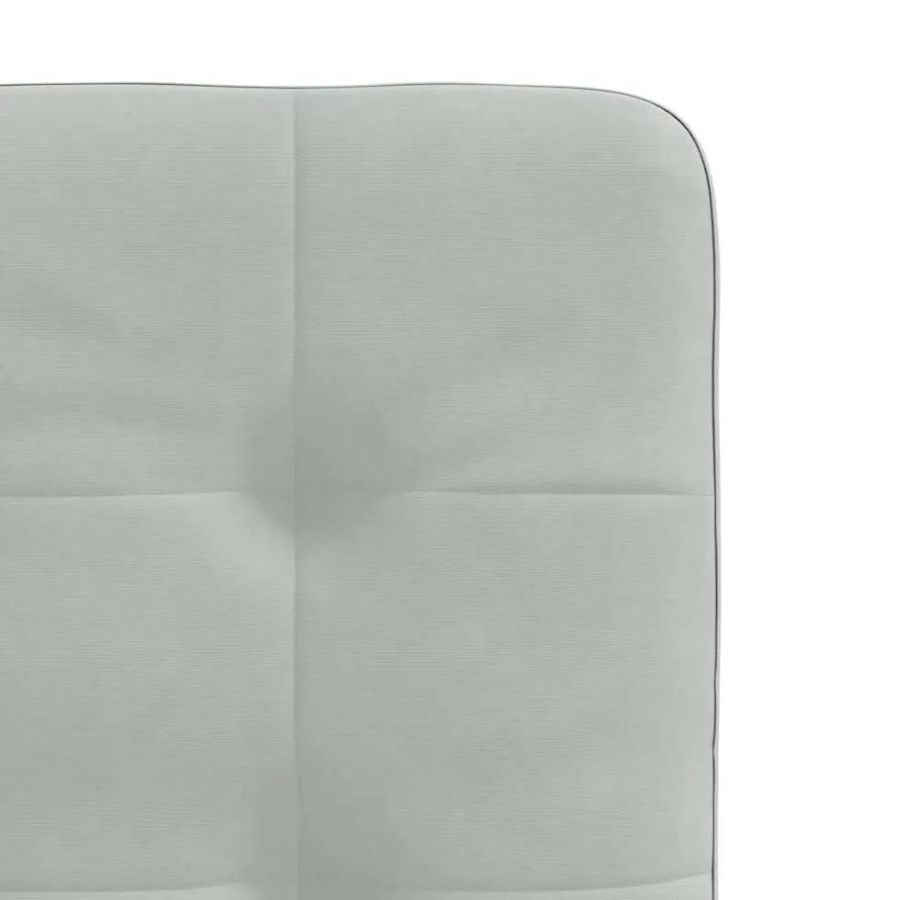 vidaXL Eetkamerstoelen 4 st fluweel lichtgrijs