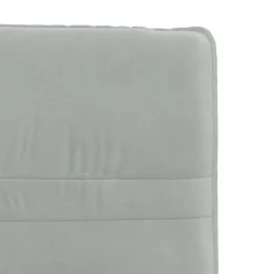 vidaXL Eetkamerstoelen 4 st fluweel lichtgrijs