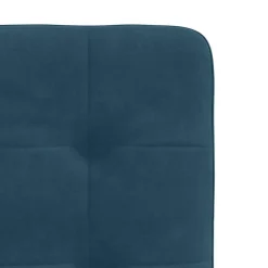 vidaXL Eetkamerstoelen 4 st fluweel blauw