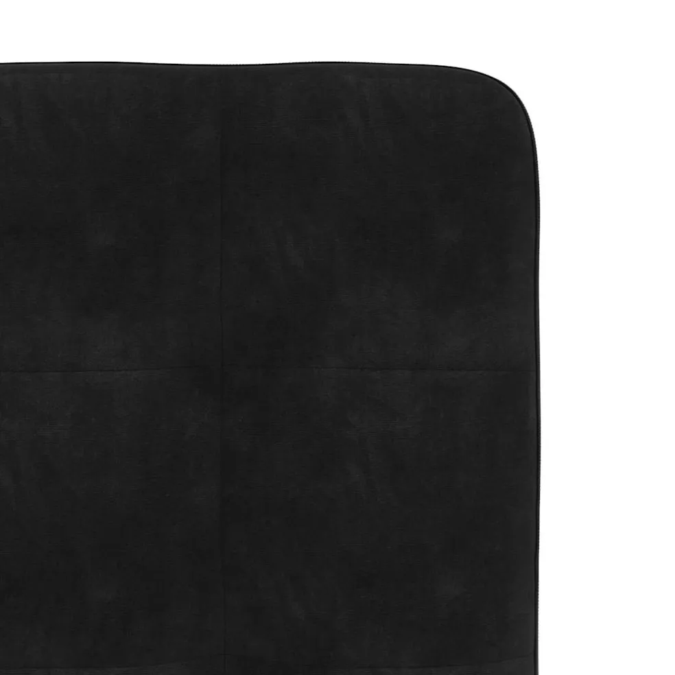 vidaXL Eetkamerstoelen 4 st fluweel zwart