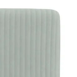 vidaXL Eetkamerstoelen 4 st fluweel lichtgrijs