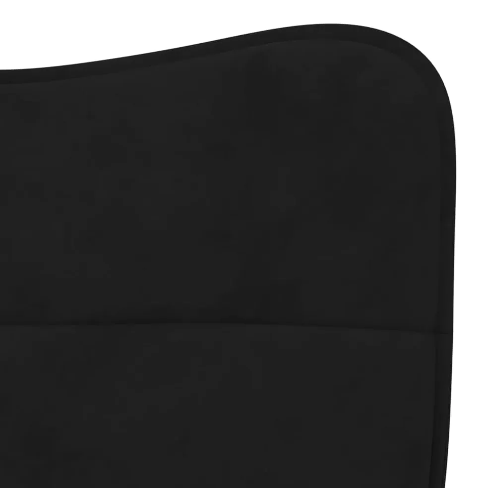 vidaXL Eetkamerstoelen 2 st fluweel zwart