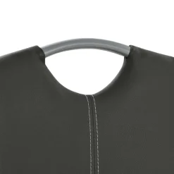vidaXL Eetkamerstoelen 2 st kunstleer grijs