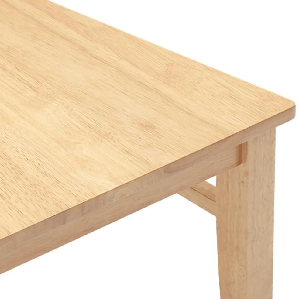 vidaXL Eetkamerstoelen 2 st massief hout rubber